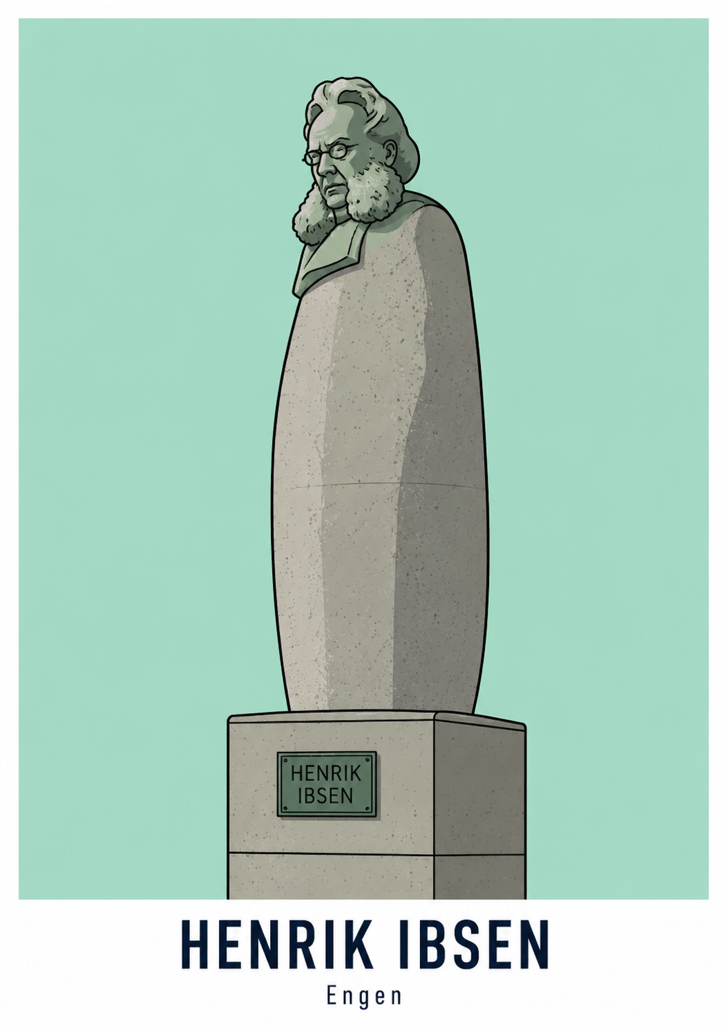 Statue - Henrik Ibsen