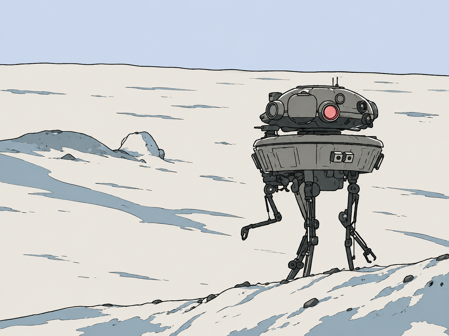 "Probot" sitt ladningssted fra Star Wars: The Empire Strikes Back