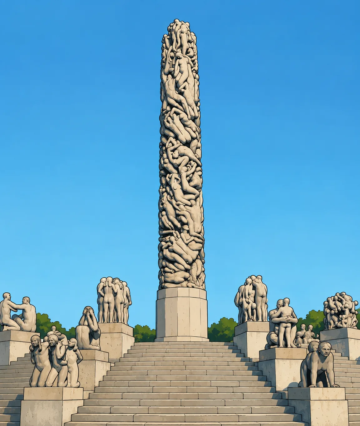 "Monolitten", Gustav Vigeland